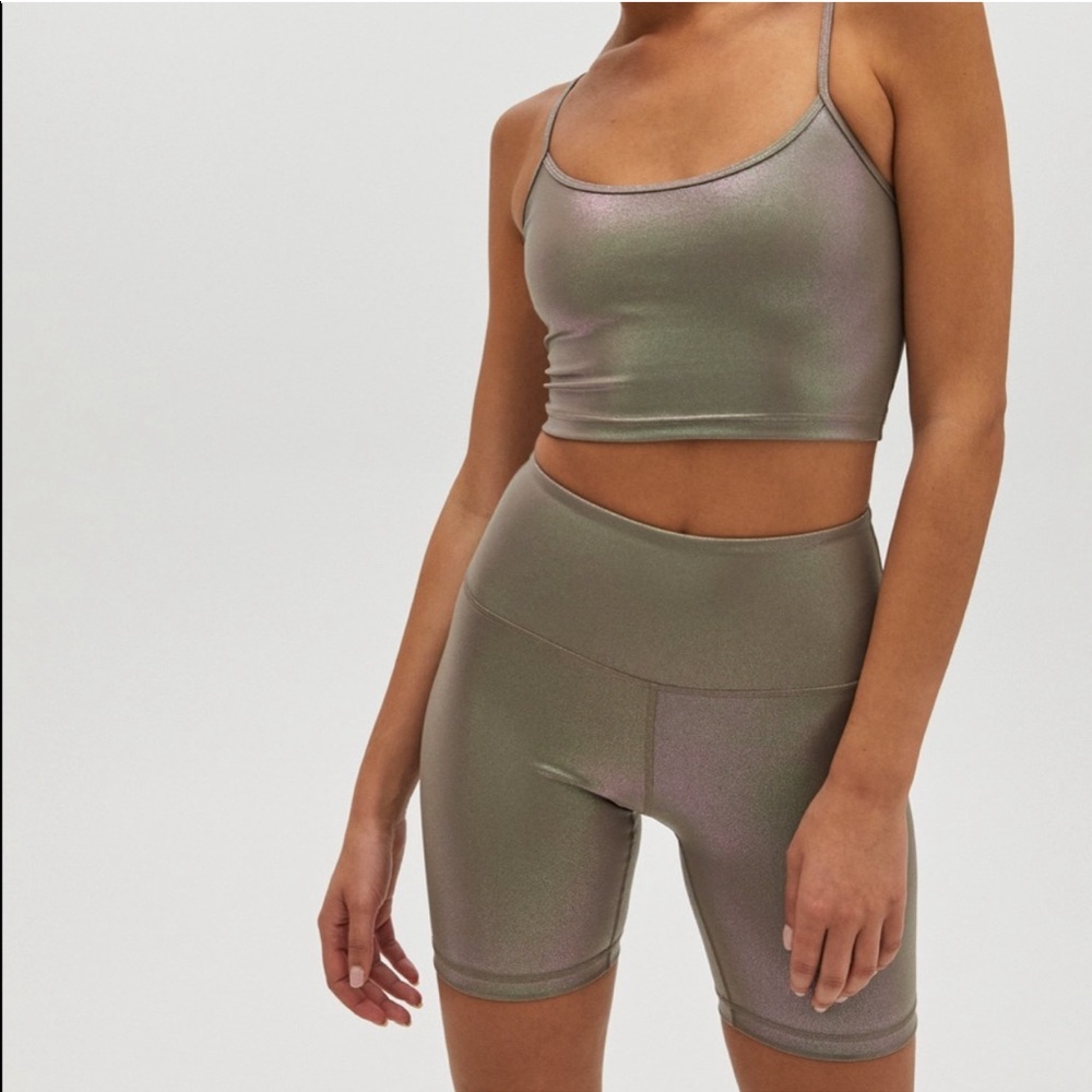 TNA Karelis Tank & Atmosphere Short 7” SET in Stone Taupe